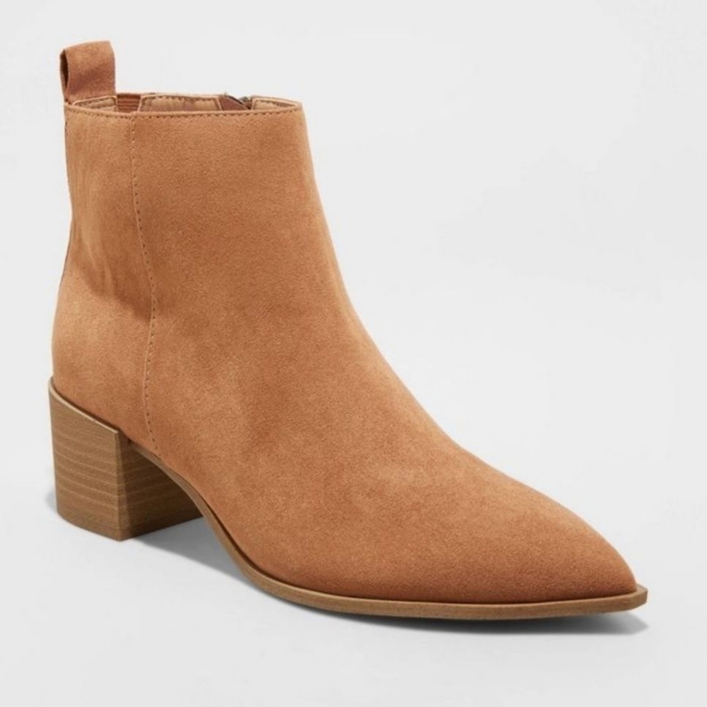 Women's Kennedy Ankle Boots - Universal Thread Cognac